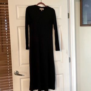 Philosophy Black Sweater Long Dresses